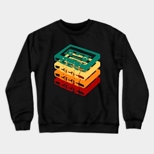 Retro Cassette Tape Crewneck Sweatshirt